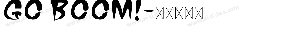 Go Boom!字体转换